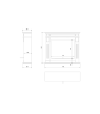 Portal Bioethanol Fireplace NOVEMBER TÜV white
