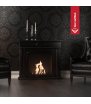 Chimenea Bioetanol de Portal DECEMBER TÜV negro autoensamblaje