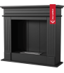 Chimenea Bioetanol de Portal NOVEMBER TÜV negro autoensamblaje