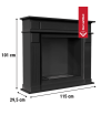 Portal Bioethanol Kamin NOVEMBER TÜV schwarz