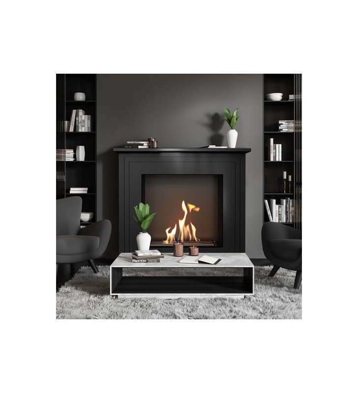 Chimenea Bioetanol de Portal JUNE TÜV negro