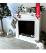Portal NOVEMBER TÜV Bioethanol Fireplace, White, Self-Assembly