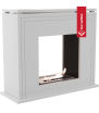 Portal JUNE Tunnel Bioethanol Fireplace TÜV White