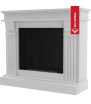 Chimenea Bioetanol de Portal AUGUST TÜV blanco