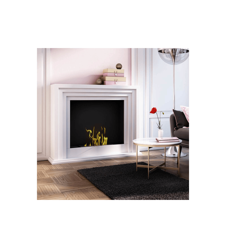 Chimenea Bioetanol de Portal QUAERERE TÜV blanco