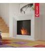 Chimenea Bioetanol de Portal QUAERERE TÜV blanco