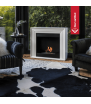 Chimenea Bioetanol de Portal PLANET TÜV blanco