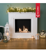 Chimenea Bioetanol de Portal MARCH TÜV blanco