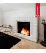 Chimenea Bioetanol de Portal EGZUL TÜV blanco