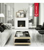 Chimenea Bioetanol de Portal EGZUL TÜV blanco