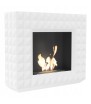 Chimenea Bioetanol de Portal EGZUL TÜV blanco