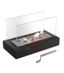 GALINA tabletop bioethanol fireplace black TÜV