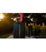Chimenea Bioetanol Portátil independiente ROMEO TÜV negro kit