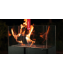 Chimenea Bioetanol Portátil independiente ROMEO TÜV negro kit