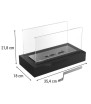 Lareira de mesa a bioetanol GALINA TÜV com kit de acessórios