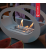 ECHO WHITE FREISTEHENDER BIO-KAMIN GESCHENKE