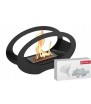 ECHO freestanding bioethanol fireplace, black, accessory kit