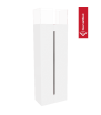 ROMEO TÜV Freestanding Portable Bioethanol Fireplace, White