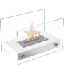 Chimenea Bioetanol de Mesa HOTEL MINI blanco TÜV