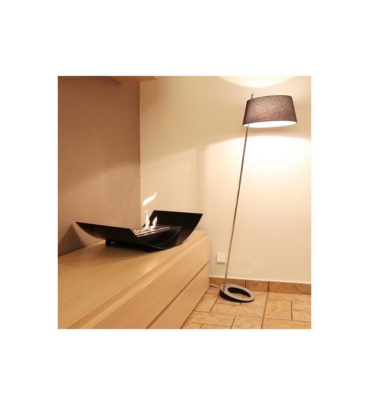 Chimenea Bioetanol de Mesa BIOMISA TÜV negro