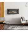 Chimenea Bioetanol de Pared DELTA SLIM TÜV con acristalamiento