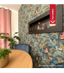Chimenea Bioetanol de Pared DELTA SLIM TÜV con acristalamiento