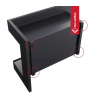 Chimenea Bioetanol de Pared DELTA 1200 TÜV derecha piedras decorativas set