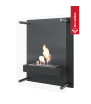 Chimenea Bioetanol de Pared GLASS con acristalamiento TÜV kit
