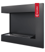 DELTA 600 TÜV certified hanging bio-fireplace, set on the left. GIFTS
