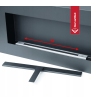 Chimenea Bioetanol de Pared encastrables DELTA FLAT negro TÜV