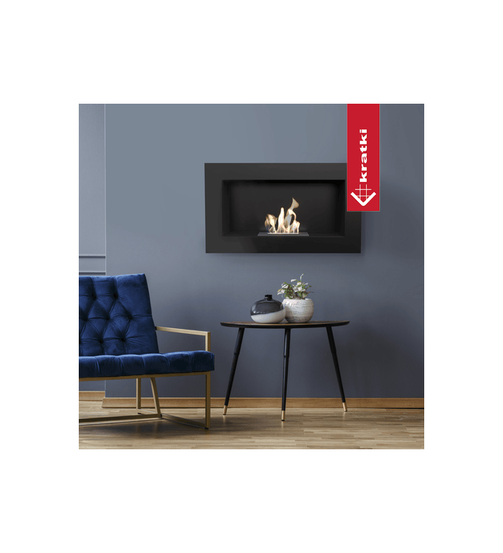 GOLF TÜV GIFTS Wall Mounted Bioethanol Fireplace with accessory kit