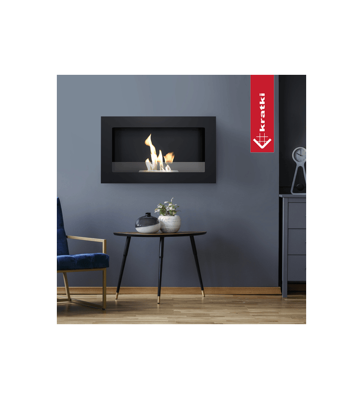 Chimenea Bioetanol de Pared GOLF TÜV set REGALOS