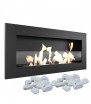 Chimenea Bioetanol de Pared DELTA2 SLIM TÜV con acristalamiento REGALOS