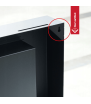 Chimenea Bioetanol de Pared encastrables DELTA FLAT negro TÜV