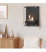 Chimenea Bioetanol de Pared GLASS con acristalamiento