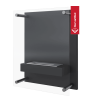 Chimenea Bioetanol de Pared GLASS con acristalamiento