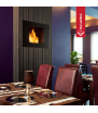 Chimenea Bioetanol de Pared QUAT TÜV negro