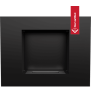 Chimenea Bioetanol de Pared QUAT TÜV negro