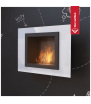 Chimenea Bioetanol de Pared OSCAR TÜV blanco