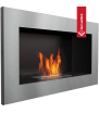 Chimenea Bioetanol de Pared GOLF cortar TÜV negro