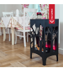 Chimenea Bioetanol de Pared FOXTROT negro