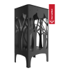 Chimenea Bioetanol de Pared FOXTROT negro