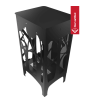 Chimenea Bioetanol de Pared FOXTROT negro