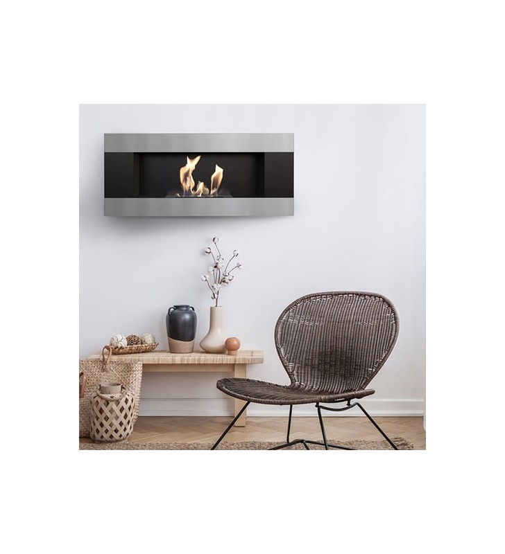 Chimenea Bioetanol de Pared DELTA2 HORIZONTAL TÜV