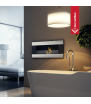 DELTA2 HORIZONTAL Wall-Mounted Bioethanol Fireplace TÜV