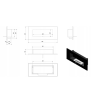 Chimenea Bioetanol de Pared DELTA2 HORIZONTAL TÜV
