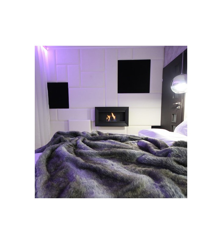 Chimenea Bioetanol de Pared CHARLIE TÜV negro