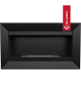 Chimenea Bioetanol de Pared CHARLIE TÜV negro