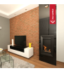 Chimenea Bioetanol de Pared CHARLIE2 TÜV negro