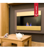 Chimenea Bioetanol de Pared BRAVO TÜV inox